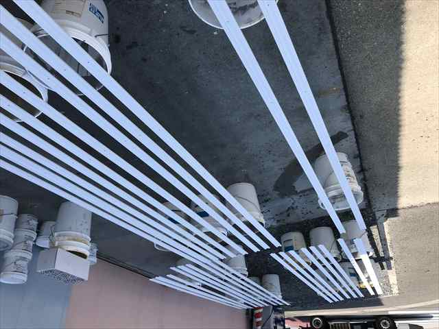 錆止め塗料を吹き付け塗装しました／愛知県あま市