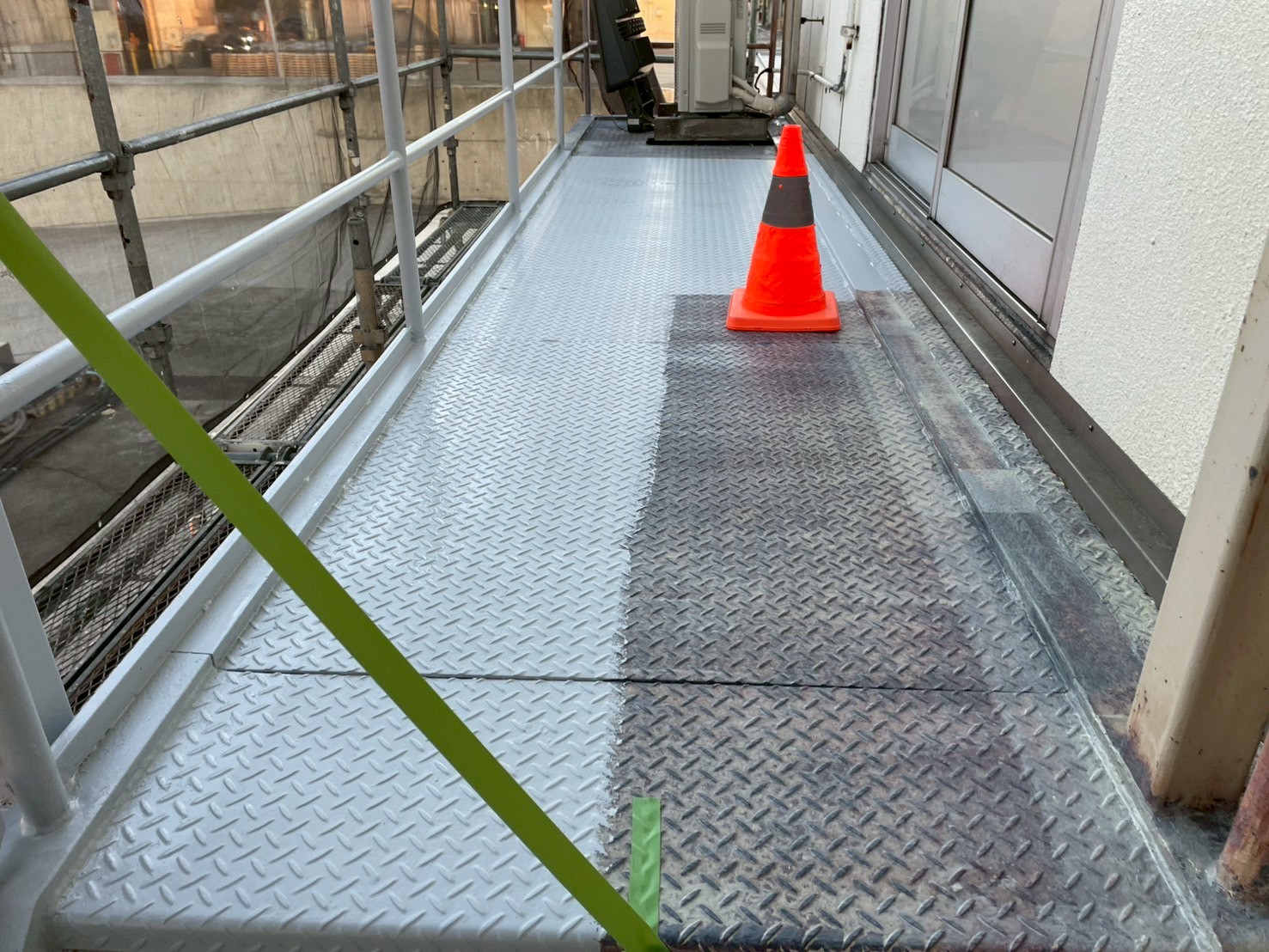 鉄骨階段錆止め