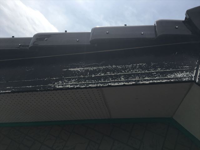 破風塗装前
