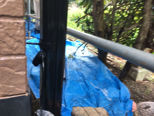 たて樋塗装