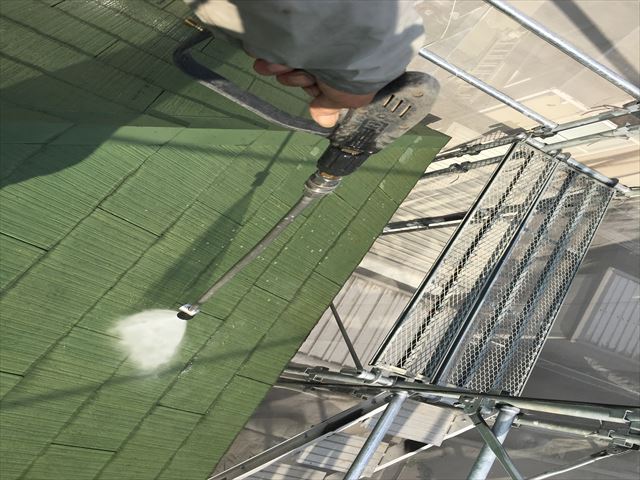 屋根洗浄