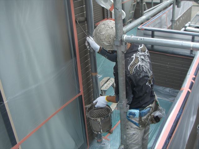 ス-パ-セランマイルド上塗り中