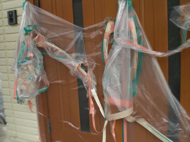 養生剥がし