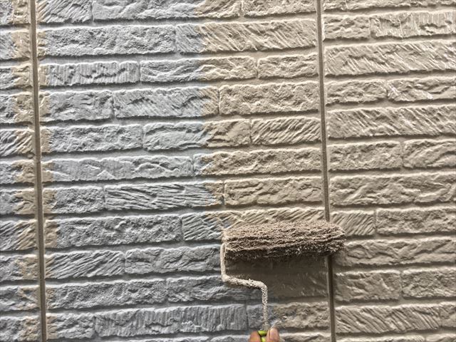 外壁中塗り