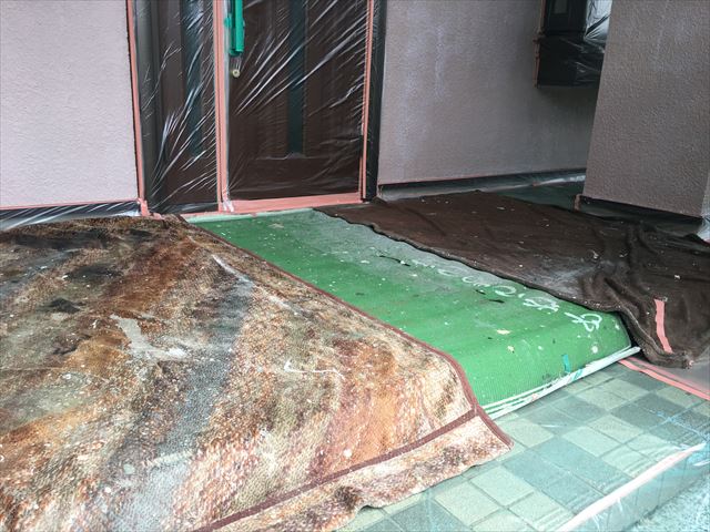 玄関口作業