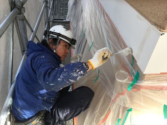 幕板塗装