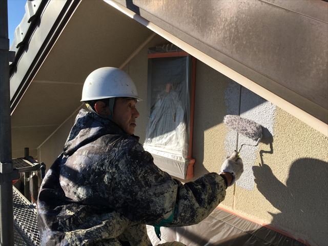 つくばみらい市小張/外壁と附帯部塗装