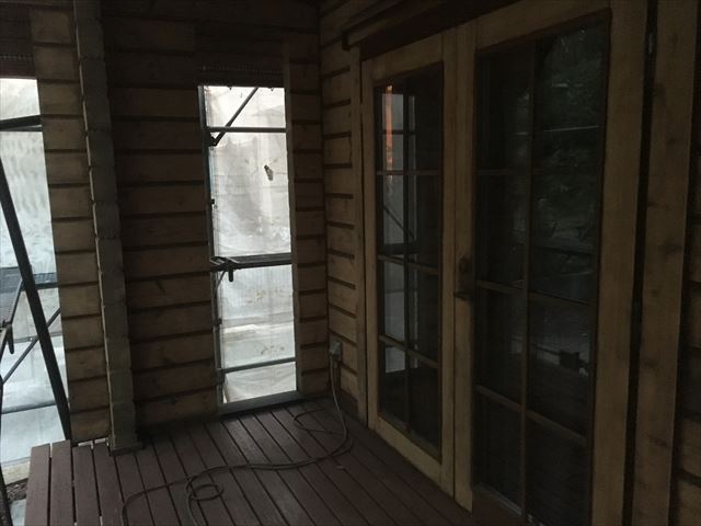 ウッドハウス塗装