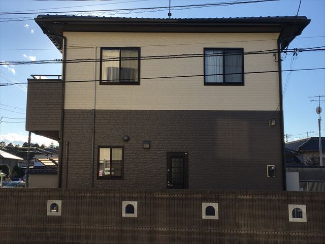 色替え工法完了全景