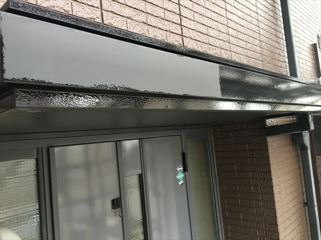 ひたちなか市東大島/外壁と附帯部塗装・シャッタ－ＢＯＸ塗装