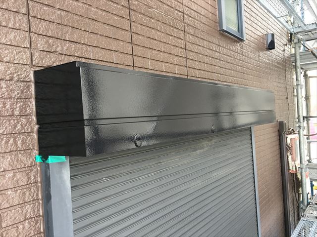 シャッタ-BOX塗装