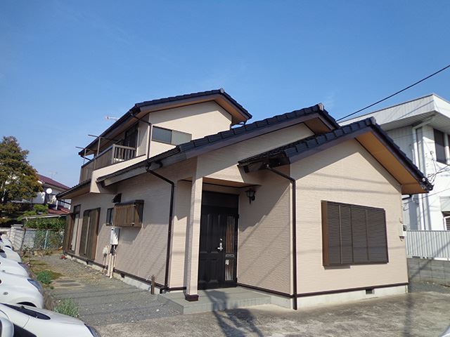 水戸市 遮熱塗料塗装完了