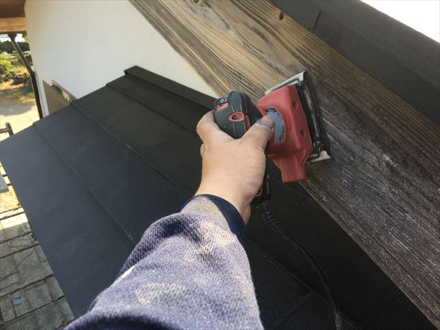 Ｅ邸ケレン作業