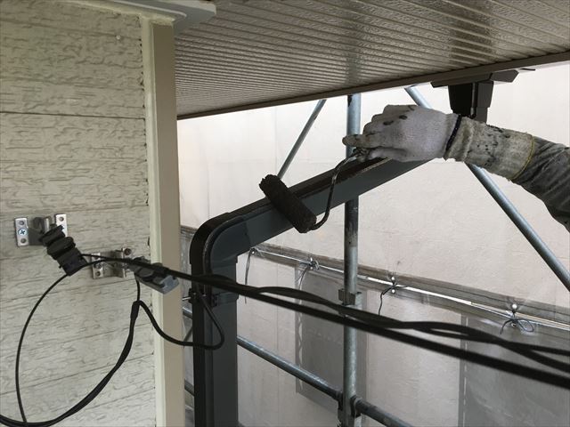 Ｋ邸樋上塗り