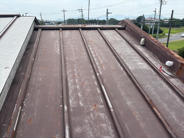 笠間市瓦棒屋根