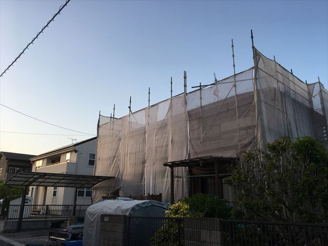 F邸メッシュシート