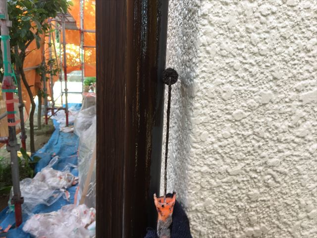 Ｙ邸樋上塗り