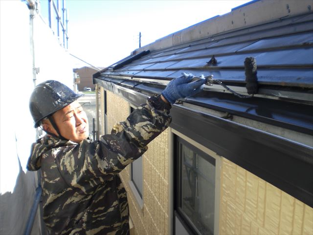 鹿嶋市旭ヶ丘の外壁と屋根の塗替え工事