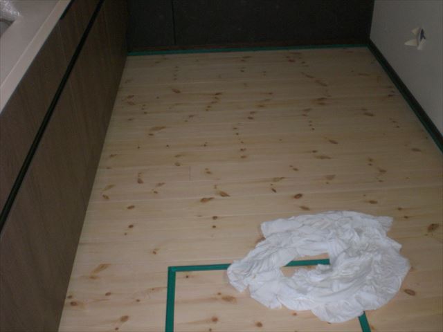 床塗装前