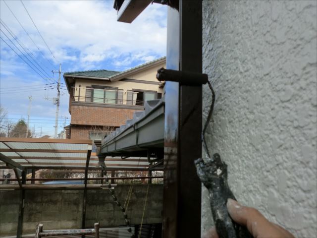 雨樋塗装、コスモマイルドシリコン2