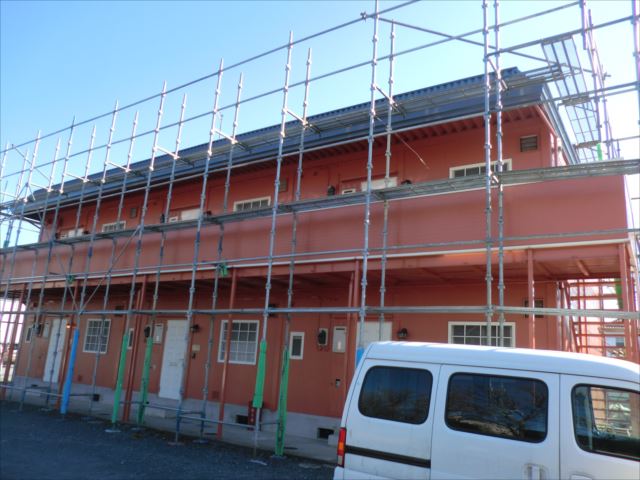 塗装完了北面通路側