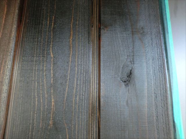 木板壁塗装、キシラデコール