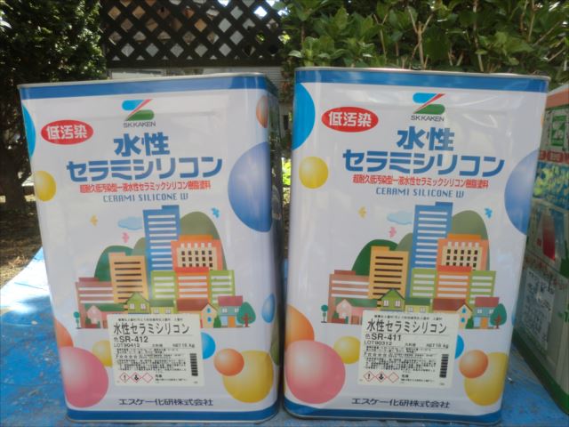 使用材料、水性セラミシリコン