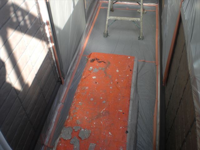 バルコニー足元養生
