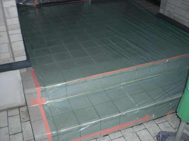 タイル養生　ノンスリップ