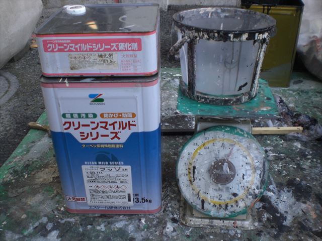 樋仕上げ　クリンマイルドシリコンフッ素