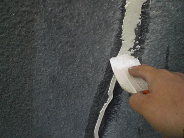 クラック補修　Ｕコーク