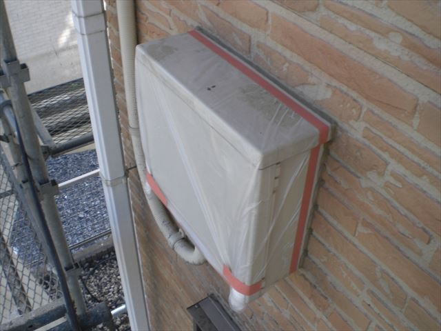 電気系BOX養生