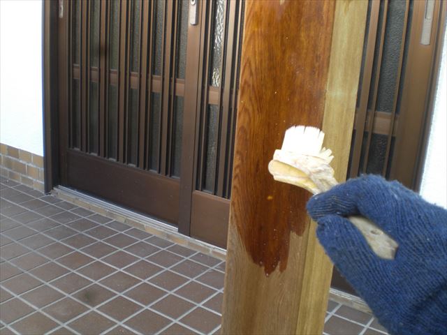 レブライト塗布中