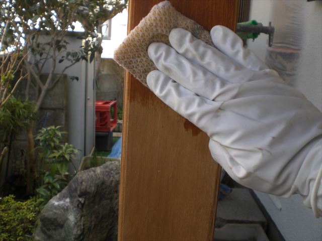 レブライト塗布後水吹き