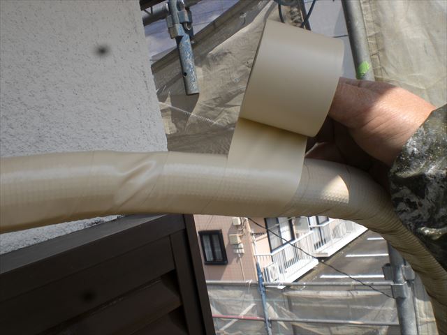 スリムダクト巻き直し