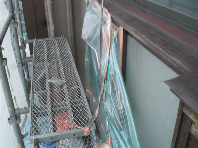 ビニール養生剥がし