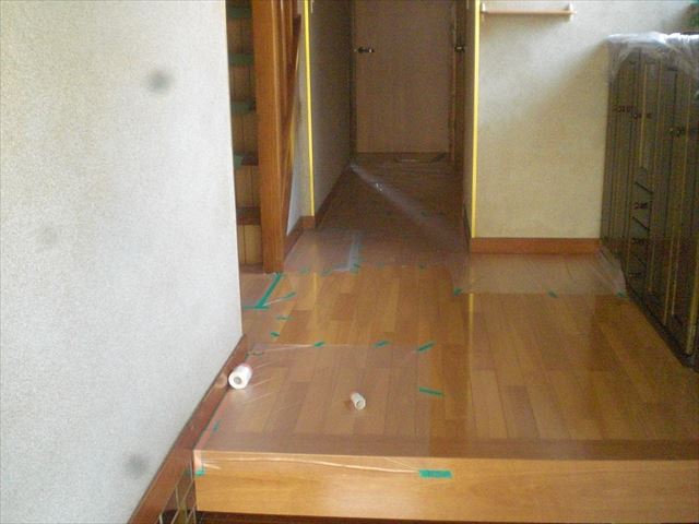 塗装前床養生