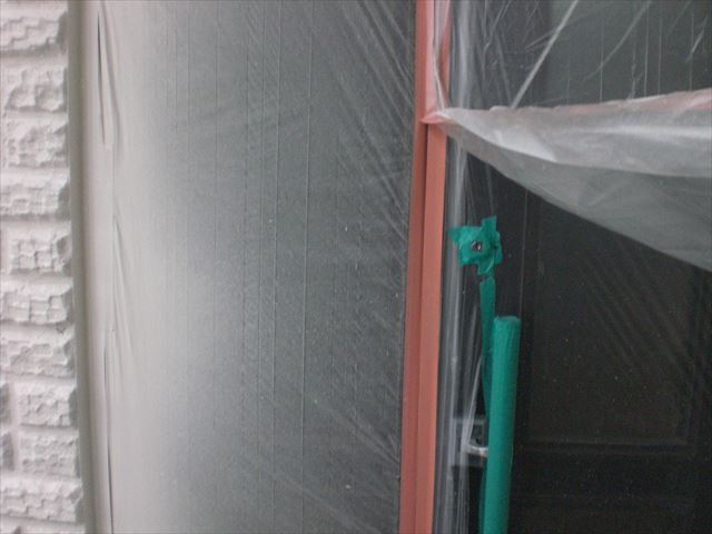 玄関ドア養生