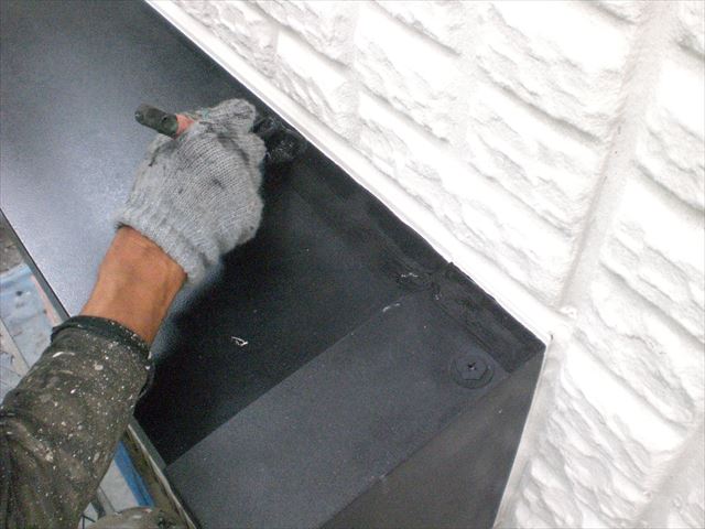 シャッターBOX着色