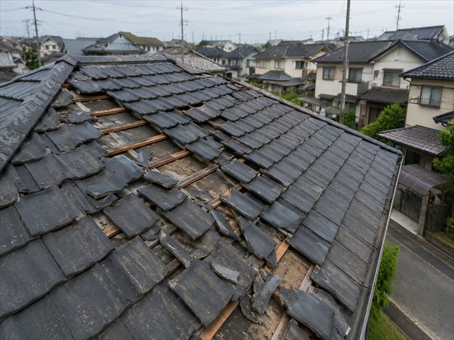 那珂市で台風被害発生！屋根・外壁の点検はお早めに