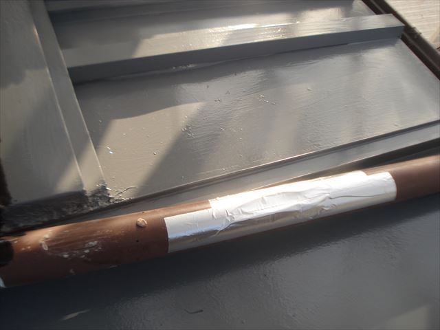 S邸樋割れ補修