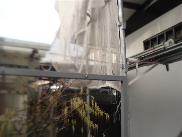 S邸物干し上塗り後