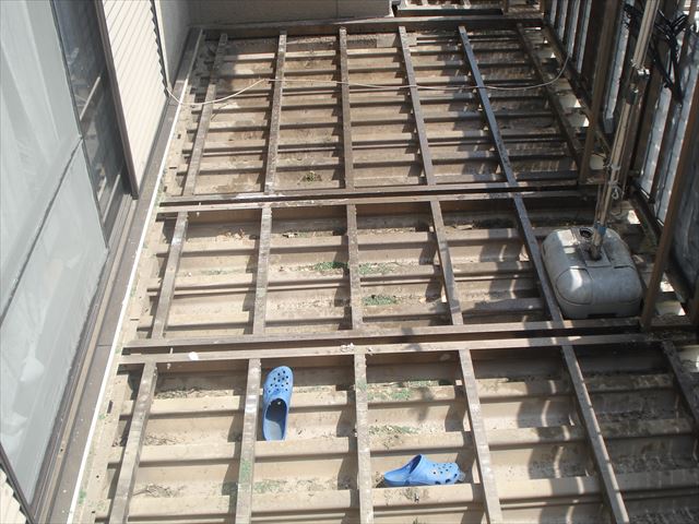 S邸床ばらし