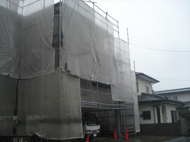 S邸メッシュシート