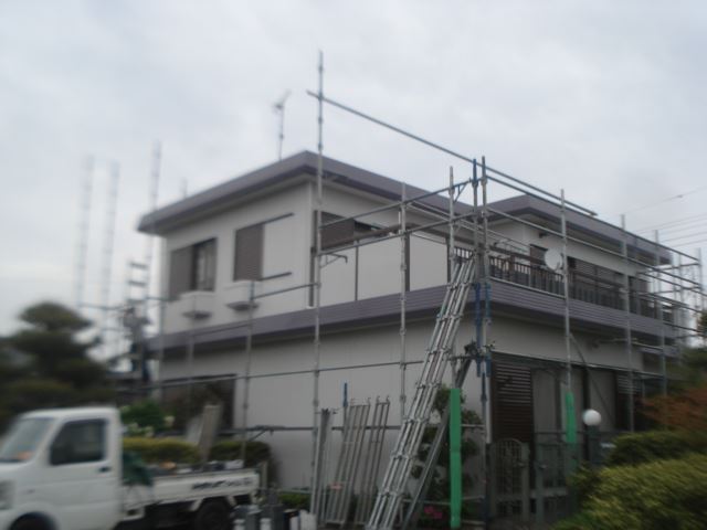 S邸足場解体