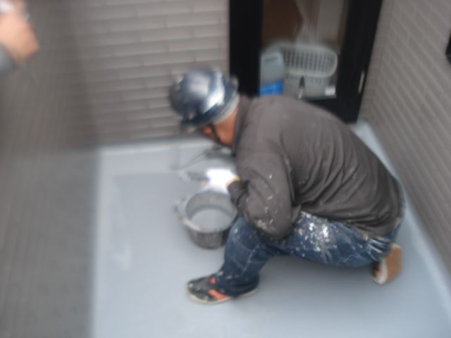 S邸防水仕上げ塗り