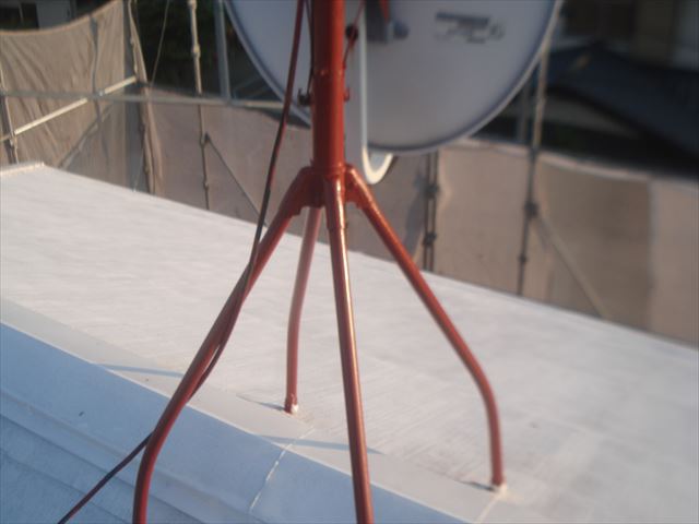 F邸アンテナ錆止め