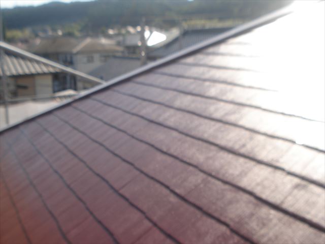 F邸屋根1回目上塗り