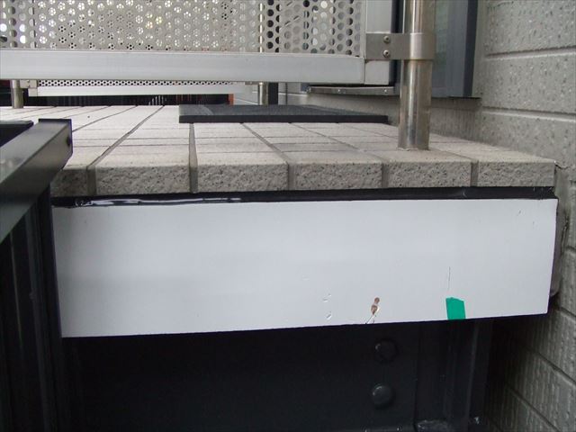 補修部分のコーキング