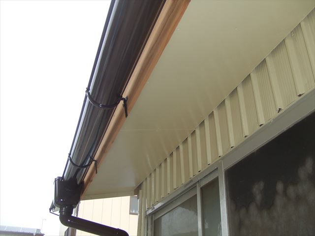 軒天塗装、ファインsi